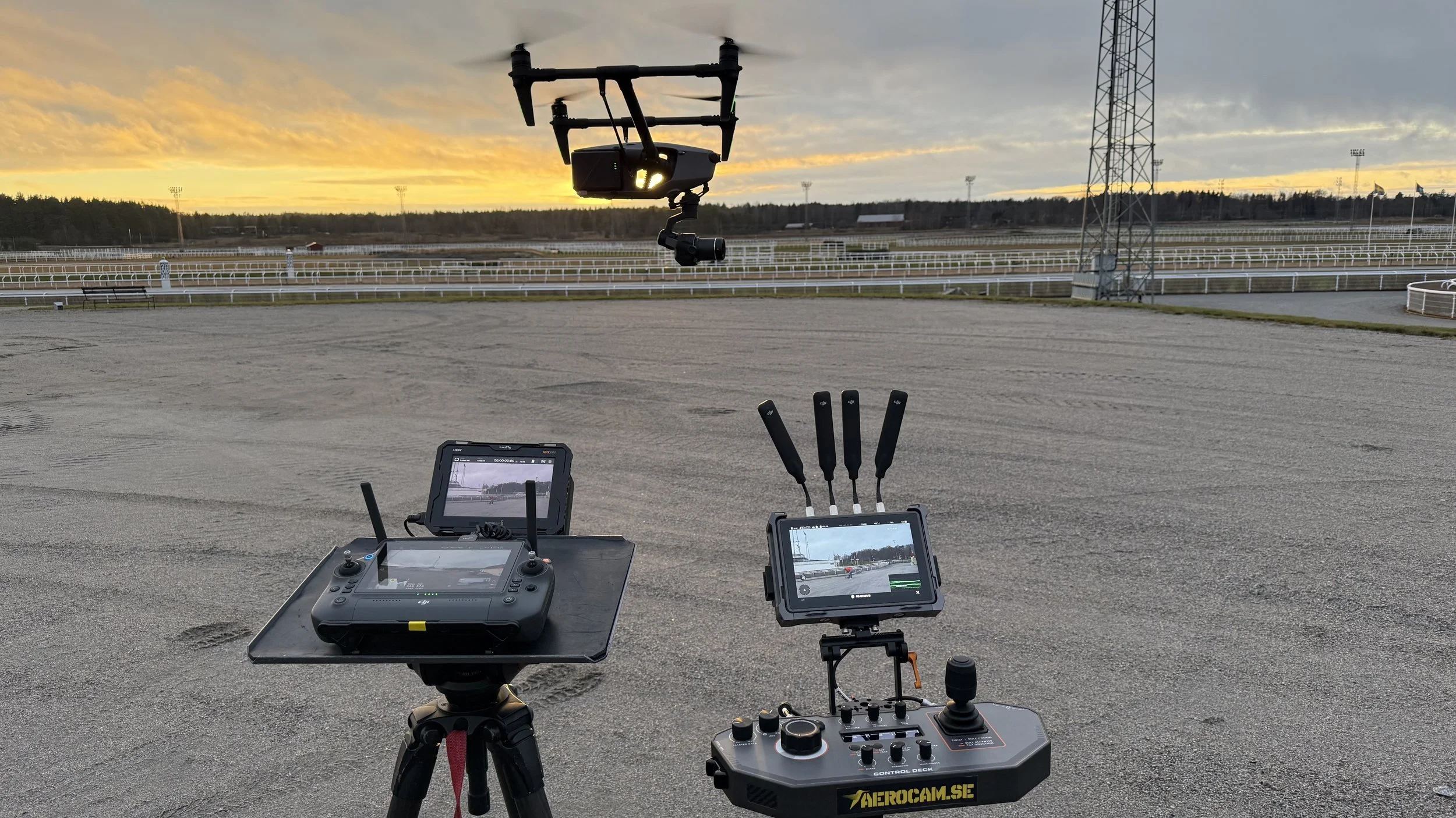 En av våra Inspire 3 med Control Dec