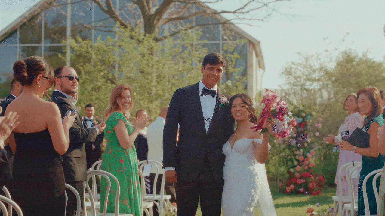 Gabby & Bert’s Retro Romance Takes Center Stage at Barr Mansion