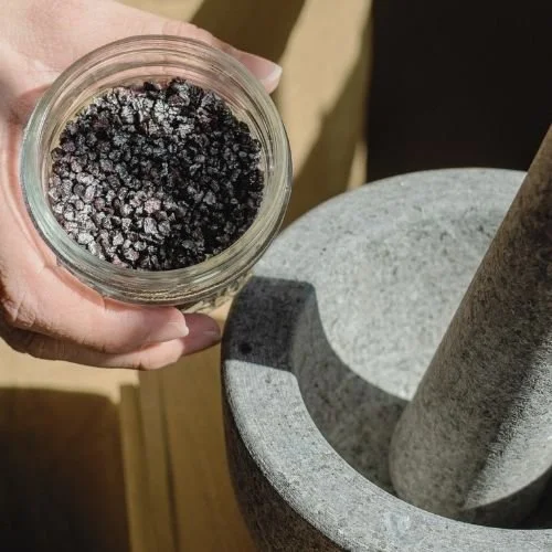 Harvested Cochineal A deep crimson red derived from the cochineal insect. We harvest this pigment by hand near our studio in Valenciana, Guanajuato. It is ground and bound in-studio, creating a material connection to pre-Hispanic Mexican tradition an