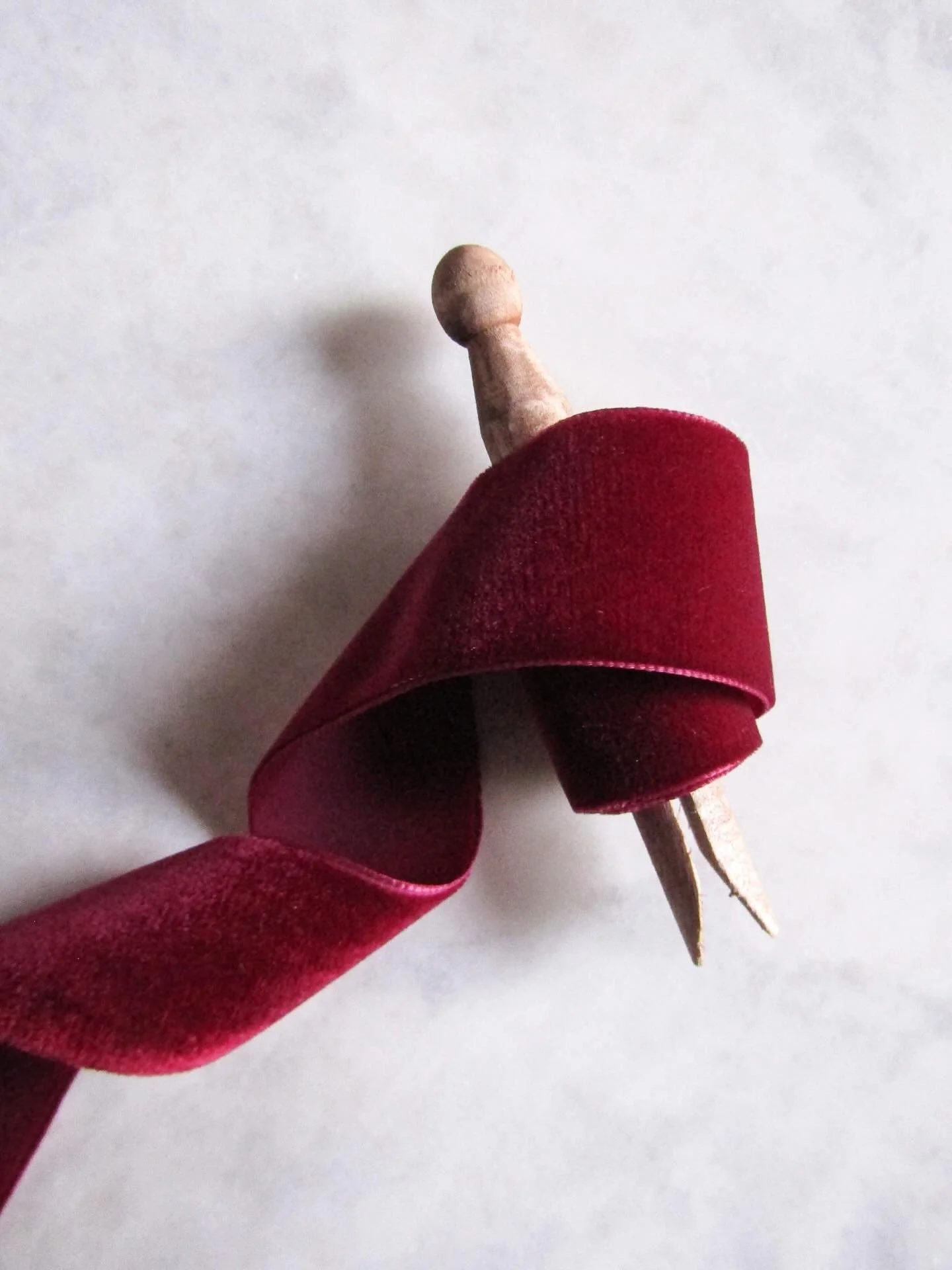velvet ribbon #burgundy