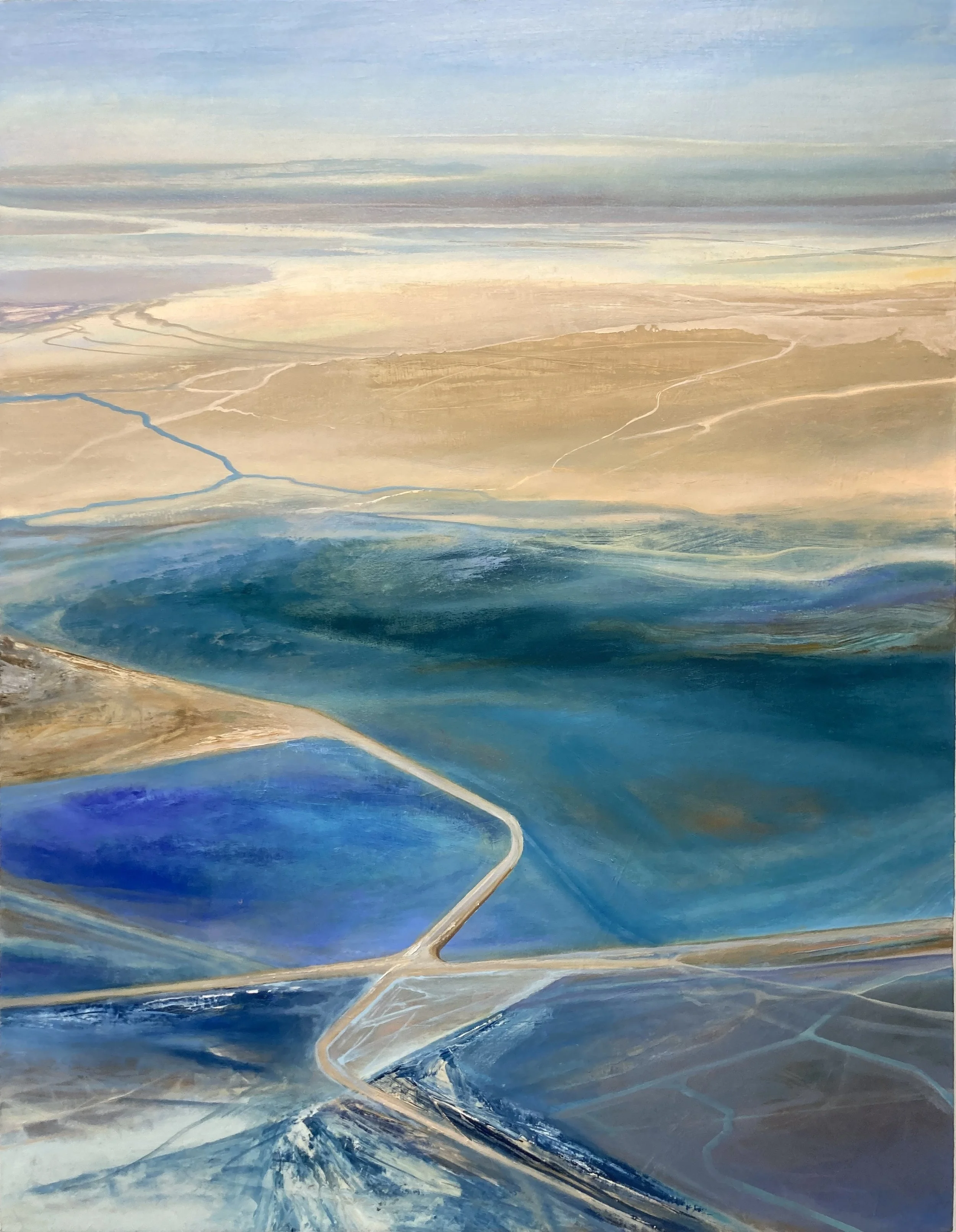 Lagoon • 2026 • 54X42.5 inches • oil on canvas