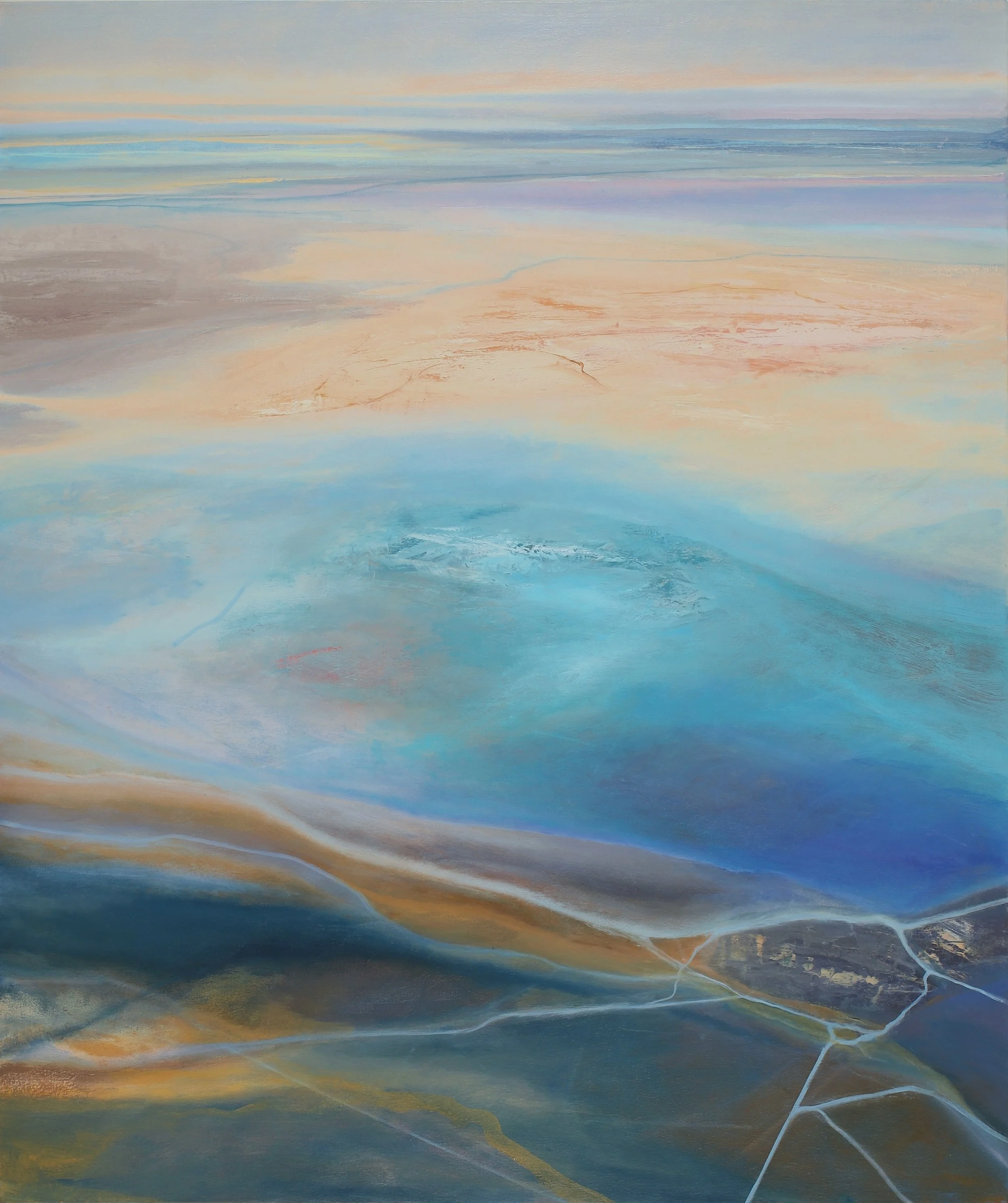 Tidelands • 2026 • 60X50.5 inches • oil on canvas