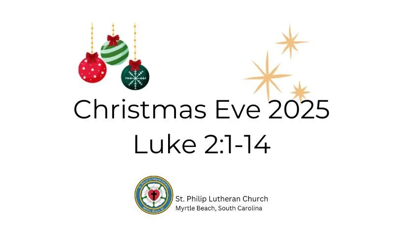 Luke 2:1-14 on December 24th, 2025