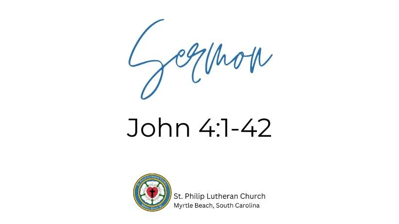 John 4:1-42 on February 1st, 2026