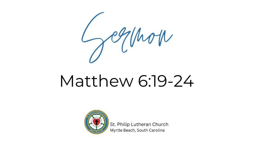 Matthew 6:19-24 on April 19th, 2026