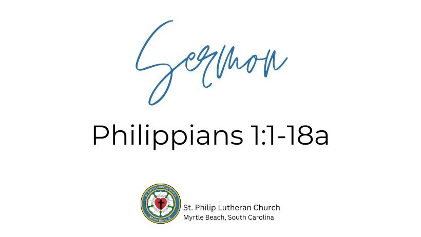 Philippians 1:1-18a on May 10th, 2026