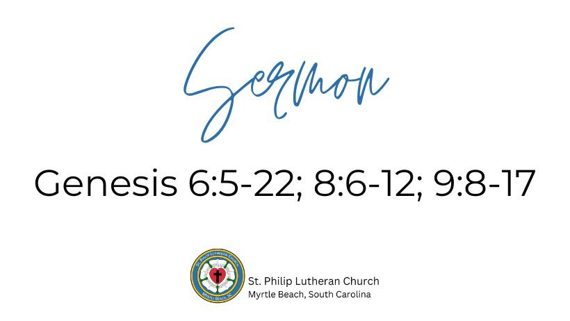 Genesis 6:5-22; 8:6-12; 9:8-17 on September 13th, 2026