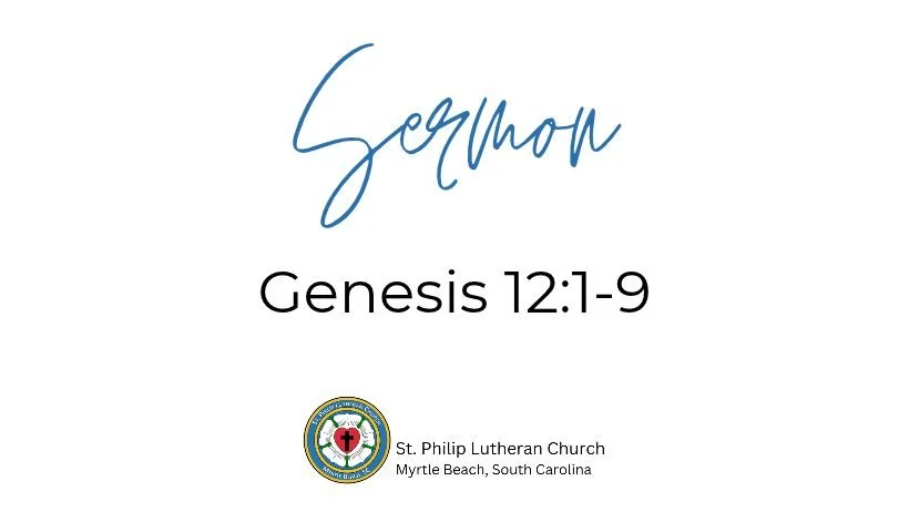 Genesis 12:1-9 on September 20th, 2026