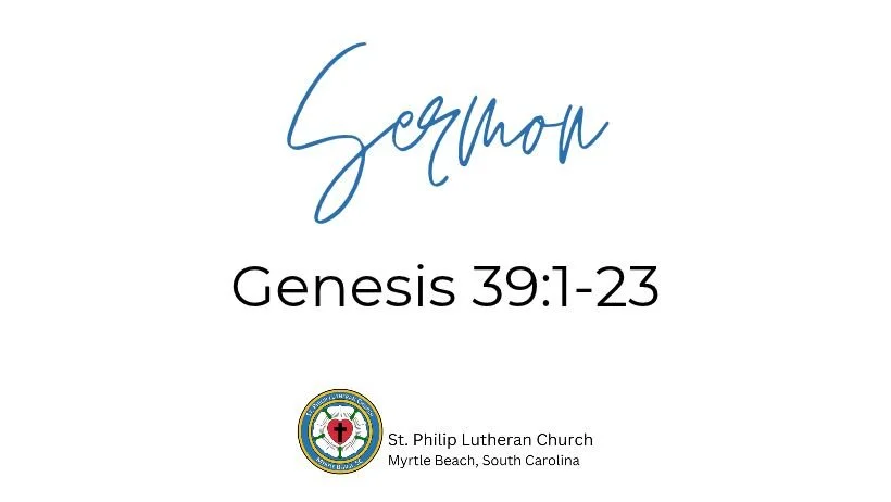 Genesis 39:1-23 on September 27th, 2026