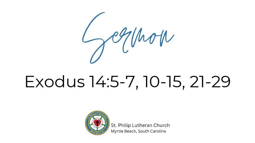 Exodus 14:5-7, 10-15, 21-29 on October 4th, 2026