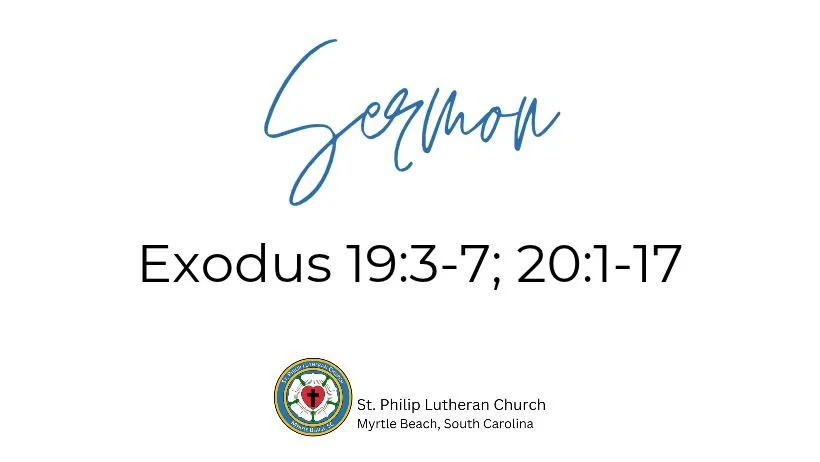 Exodus 19:3-7; 20:1-17 on October 11th, 2026