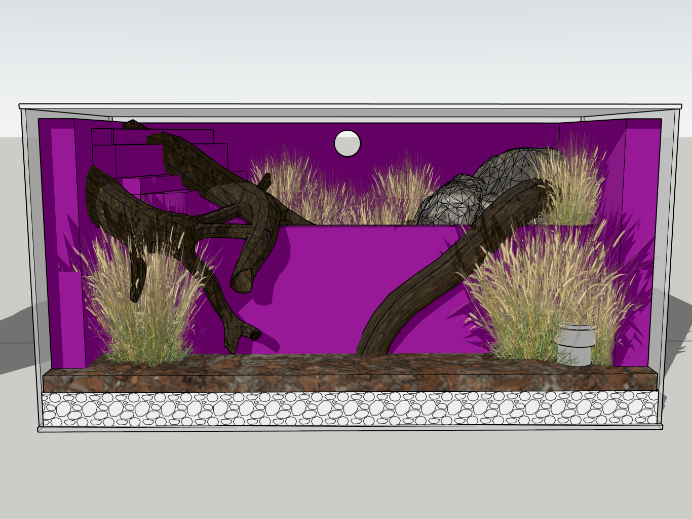 Front view of the design.