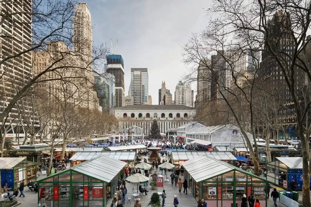Field Trip at Winter Village, Bryant Park