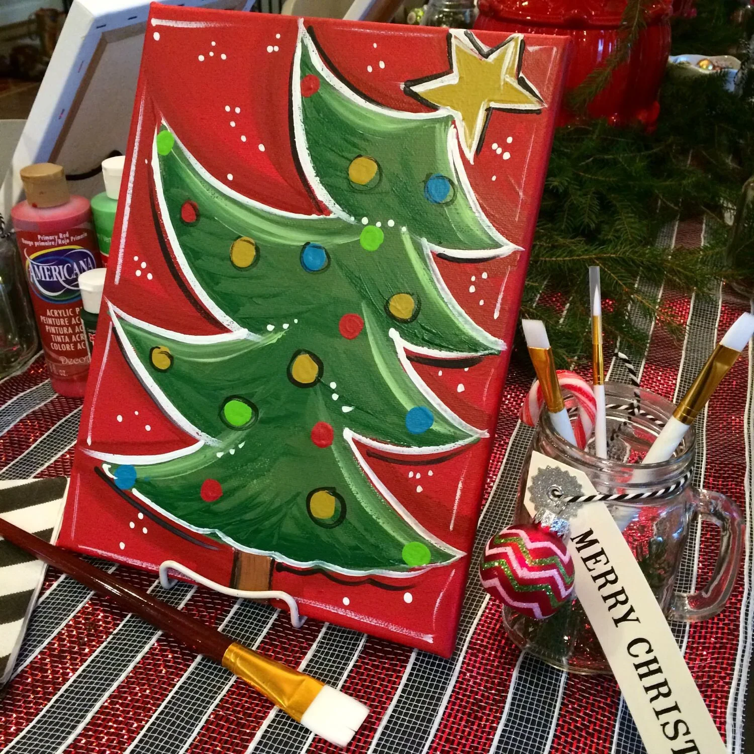 Arts &Crafts – Christmas Paint and Sip