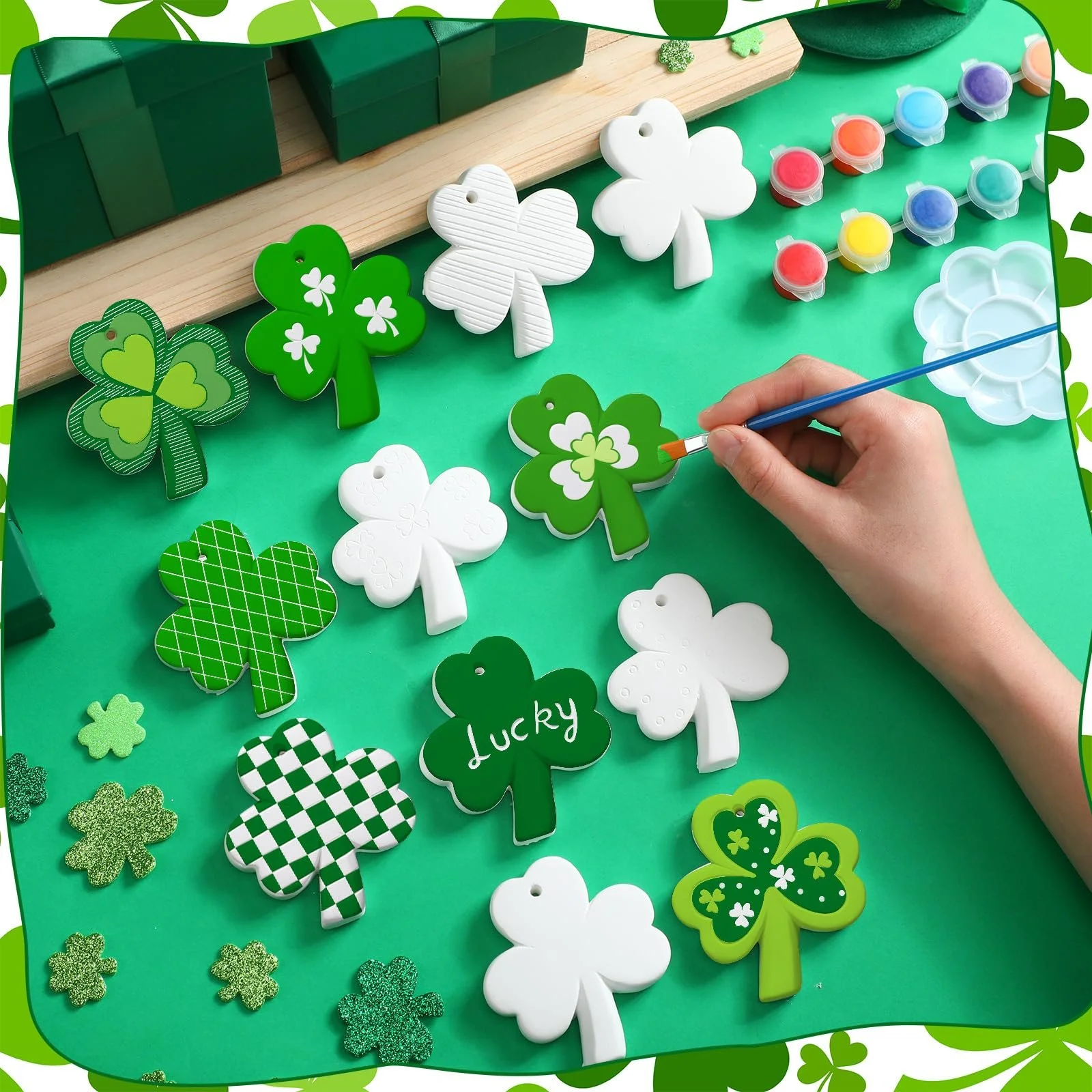 Arts &Crafts - St. Patrick’s Day Paint Your Own Ceramic Figurines