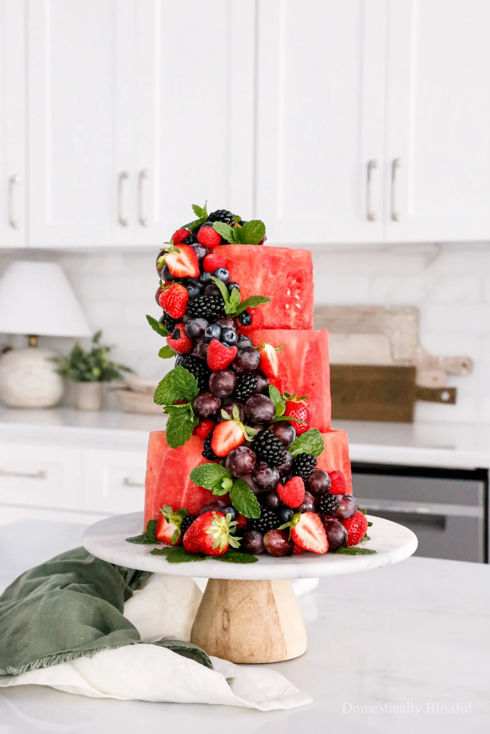 Domestic Skills- Making Watermelon Fruit Cake