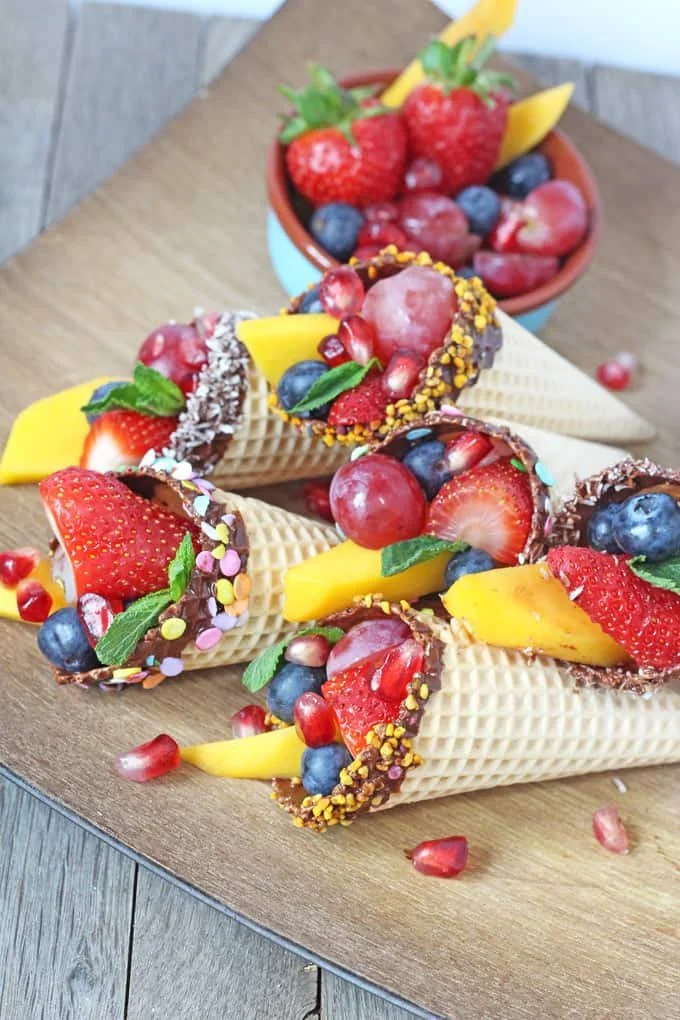 Domestic Skills - Preparing Fruit Cones