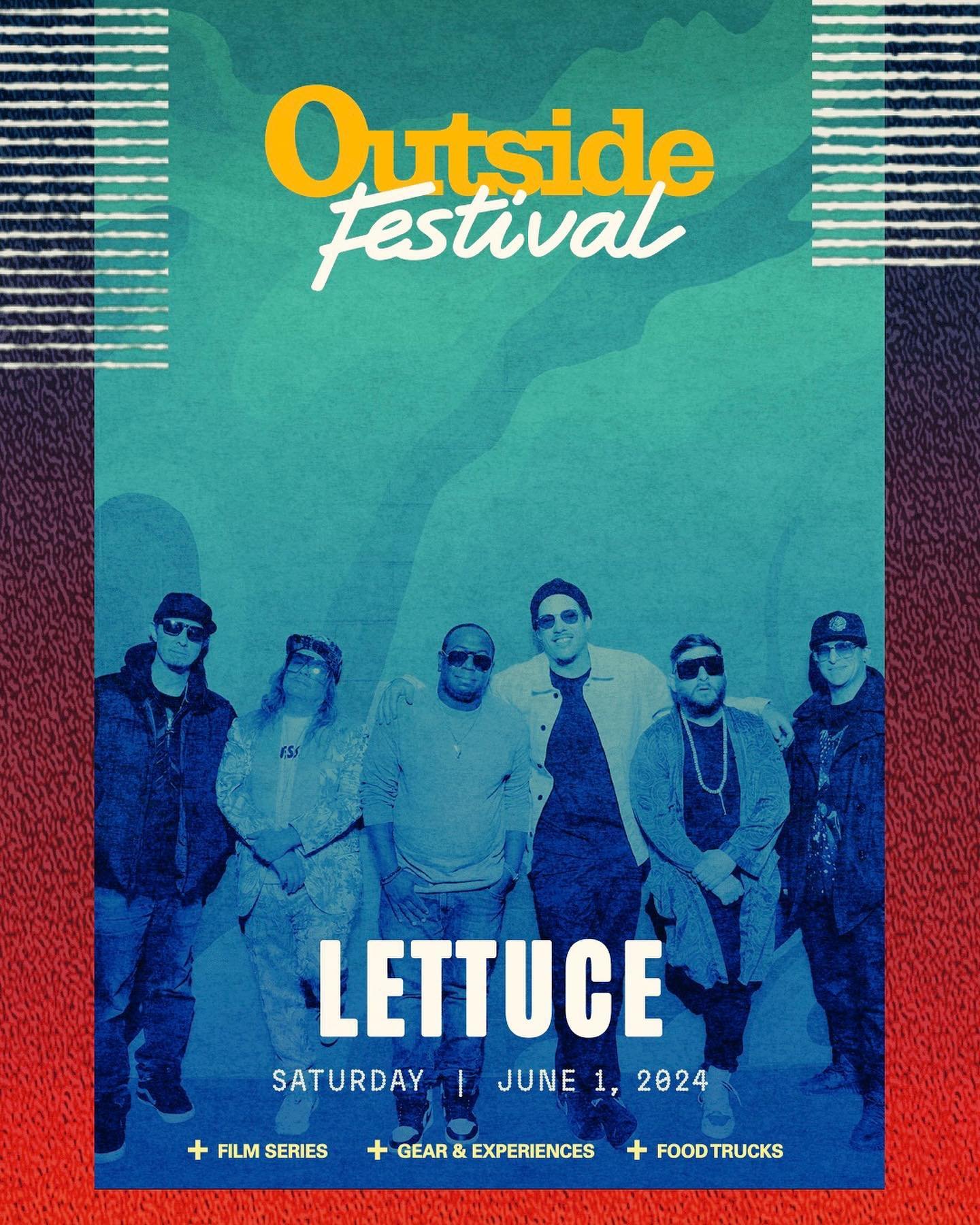 COLORADOOO 🥬☀️ We&rsquo;re ready to rage with you June 1st at Outside Festival in DENVER!! Swipe to check out the killer lineup for this fest and get your tickets now!!

www.lettucefunk.com/tour