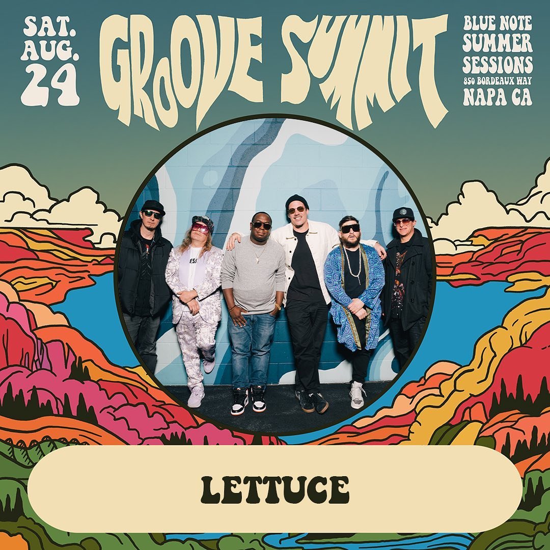 Just Announced 💙🎵We&rsquo;re making our way to Napa, CA this August for the Groove Summit at @BlueNoteNapa Summer Sessions! Tickets on sale tomorrow at noon PT. Swipe over to check out the full lineup and lett&rsquo;s get groooooovin&hellip;