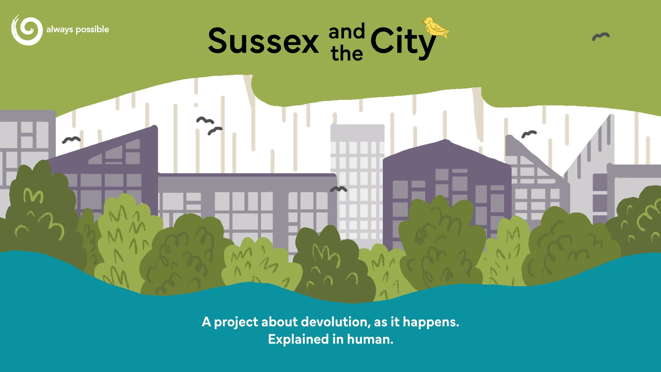 A post on Sussex devolution and equally, any place going through this process...