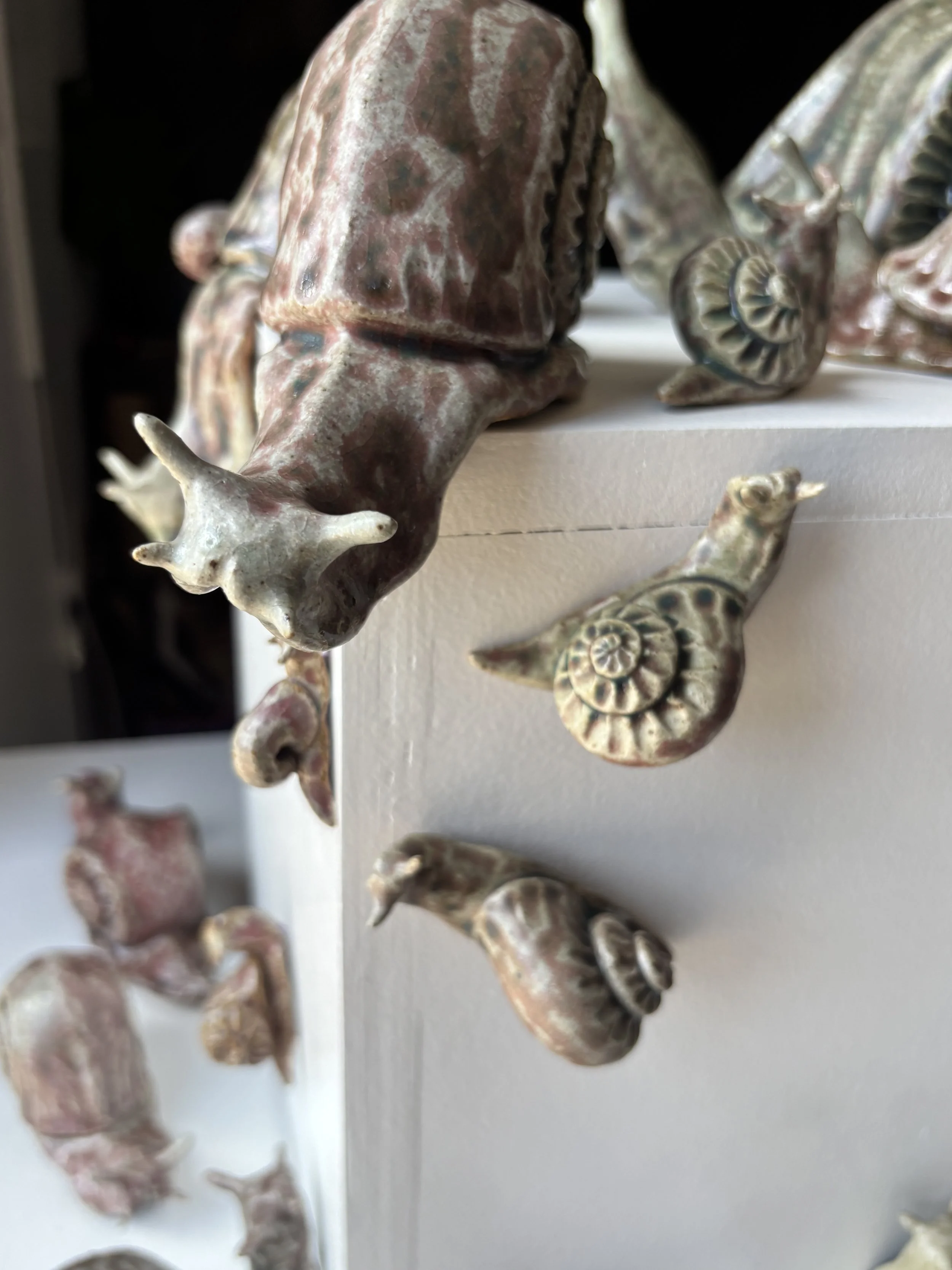  Soda and Redux fired snails 