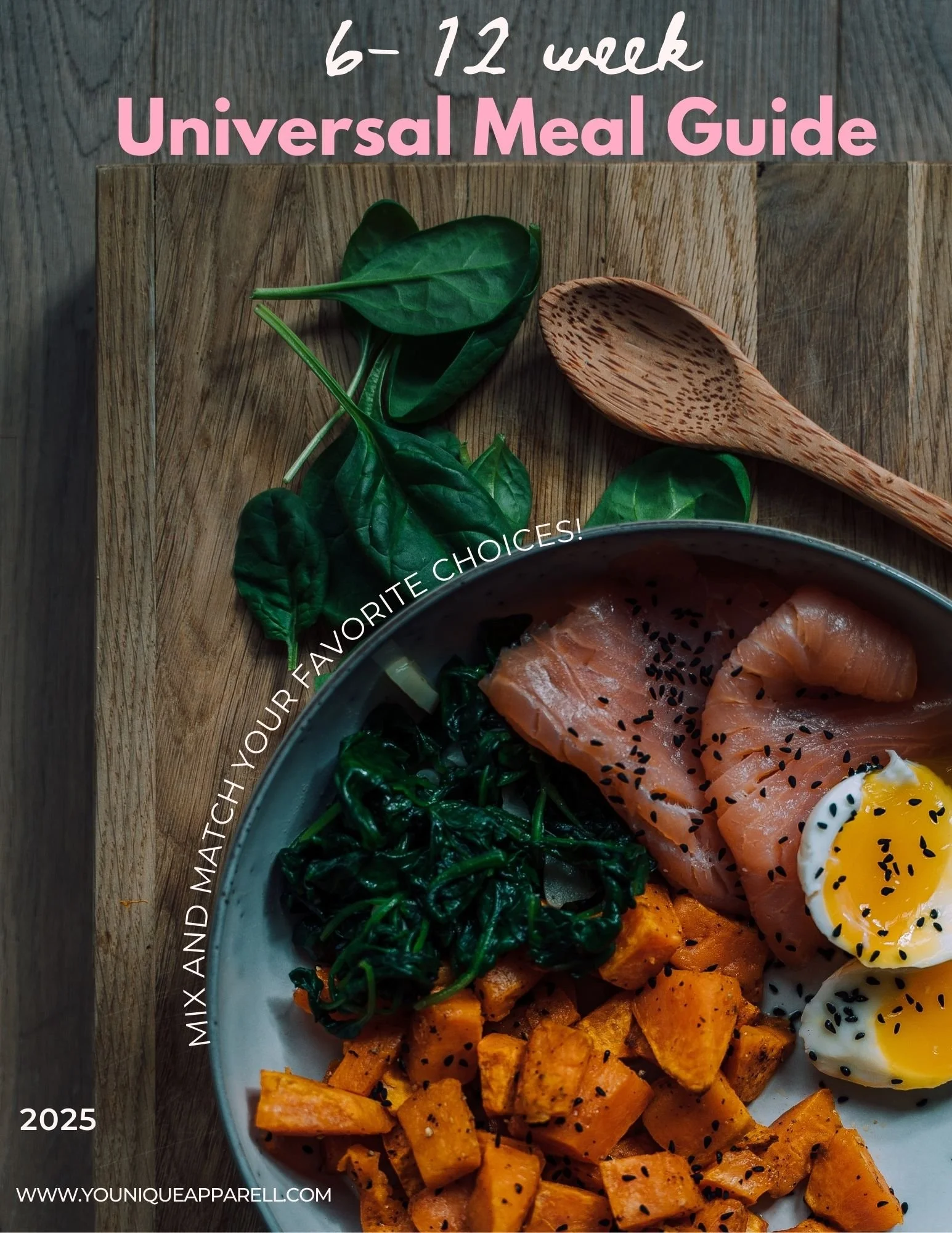 6-12 Week Universal Trim-Maintain-Gain Meal Guide — Younique Apparel