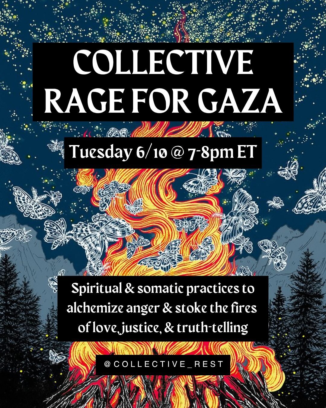 Please join for Collective Rage for Gaza + share widely so we can hit the fundraising goal for Youssef&rsquo;s family! 

My intention is to offer spiritual + somatic  practices to safely express sacred rage so that we can unblock our power, revitaliz