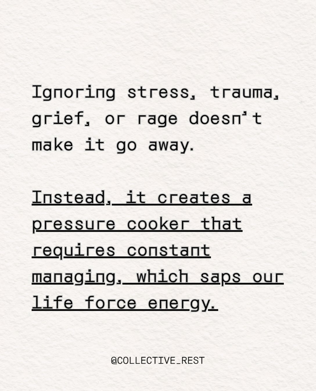 📣 Join me for Cohort 8 of Braiding Grief: Fire Horse Edition! Registration closes Fri 9/18 at 11:59pm ET, 🔗 in bio

Ignoring stress, trauma, grief, or rage doesn&rsquo;t make it go away. Instead, it creates a pressure cooker that requires constant 