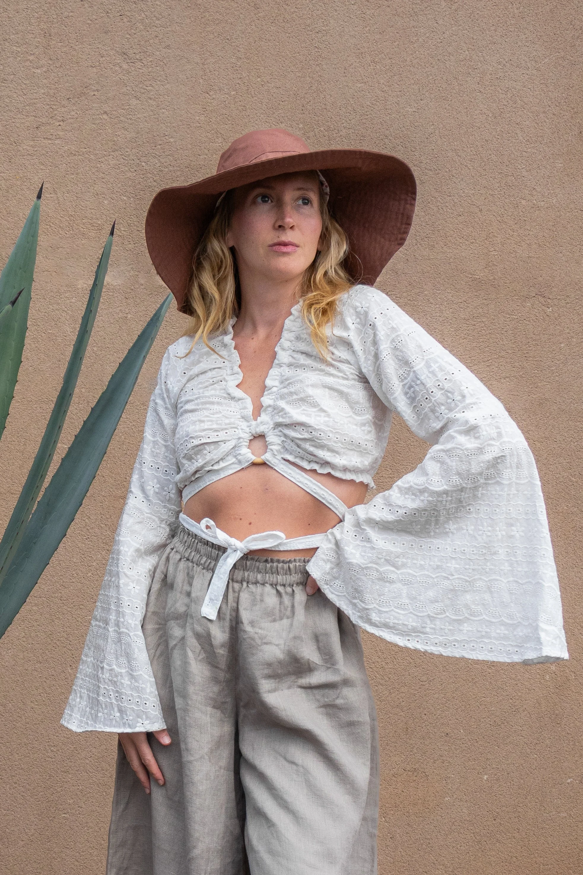 How to Sew a Ring Detail Maiju Crop Top