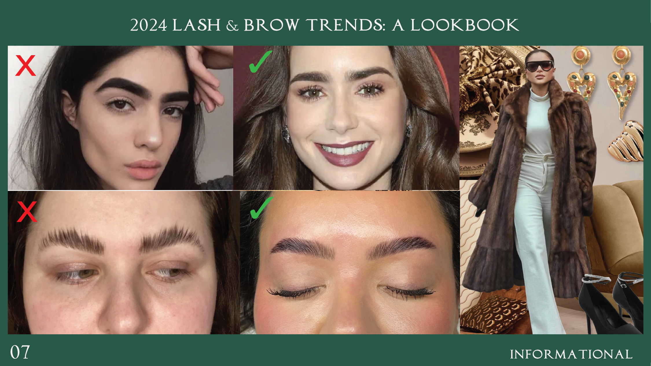 Lash and brow trends for 2024