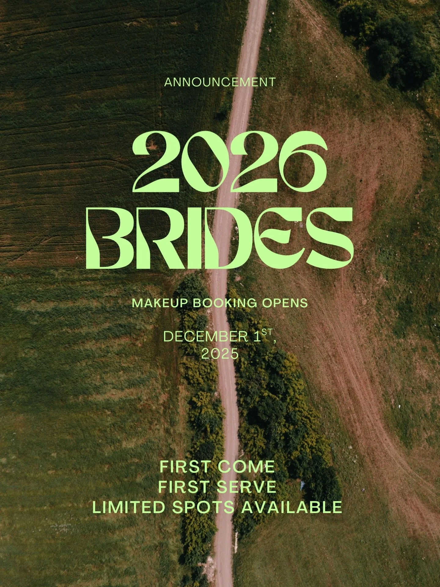 Just a quick reminder to complete the new bridal questionnaire beforehand — it helps me prep everything perfectly for you!