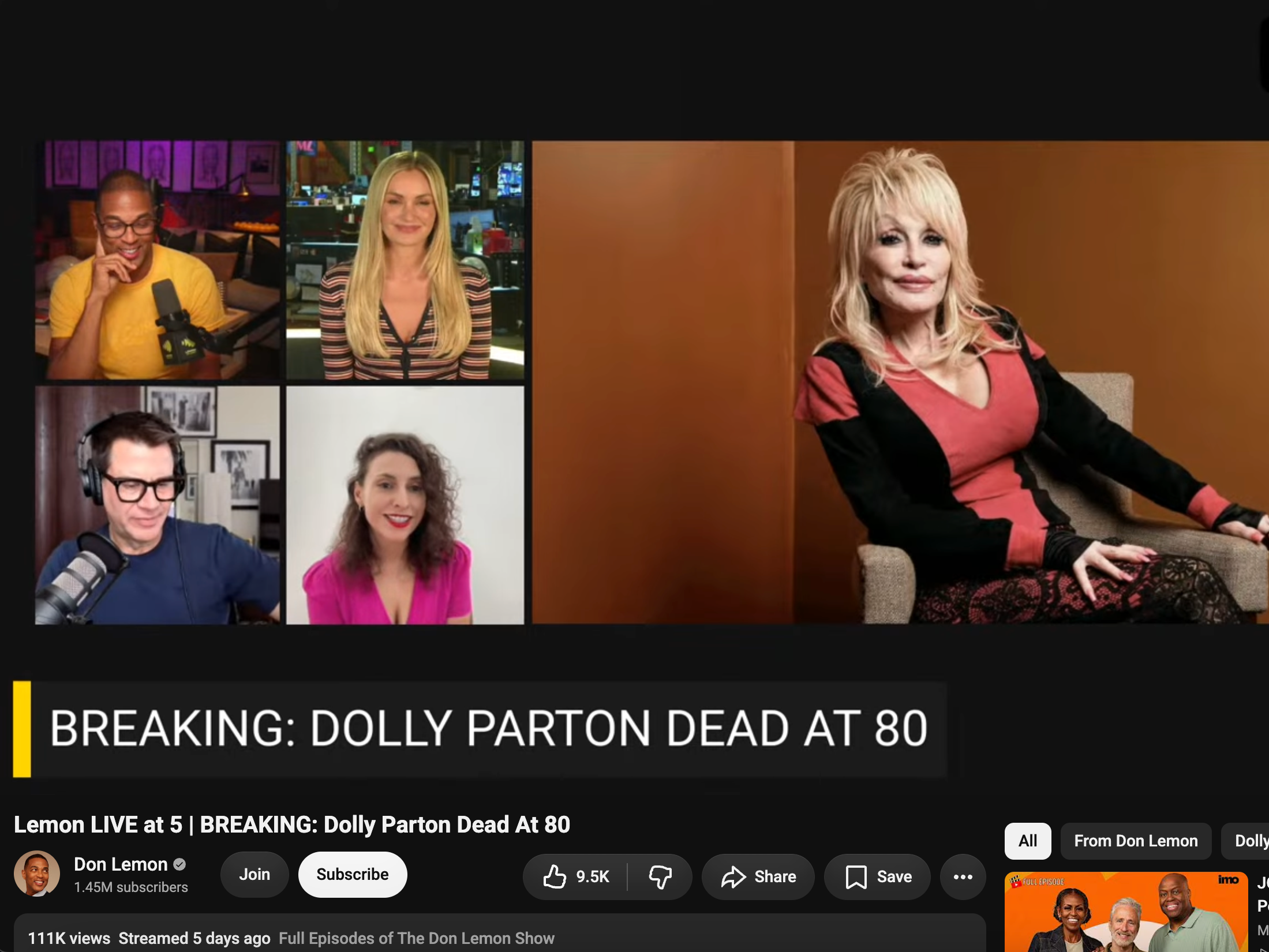 
Dolly Parton Don Lemon Show Shima Oliaee Dolly Parton's America