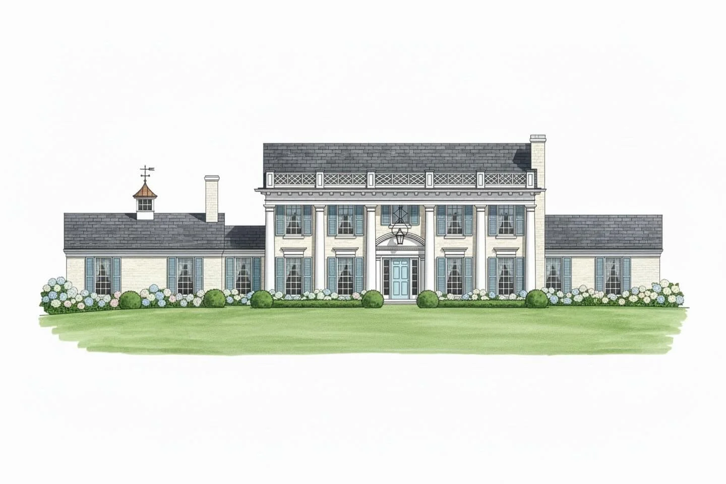 Some of my favorite projects start with houses that already have great bones. A few carefully considered changes&mdash;refined porch proportions, classical moldings, a custom Chippendale balustrade, and an enlarged cupola&mdash;were all it took to el