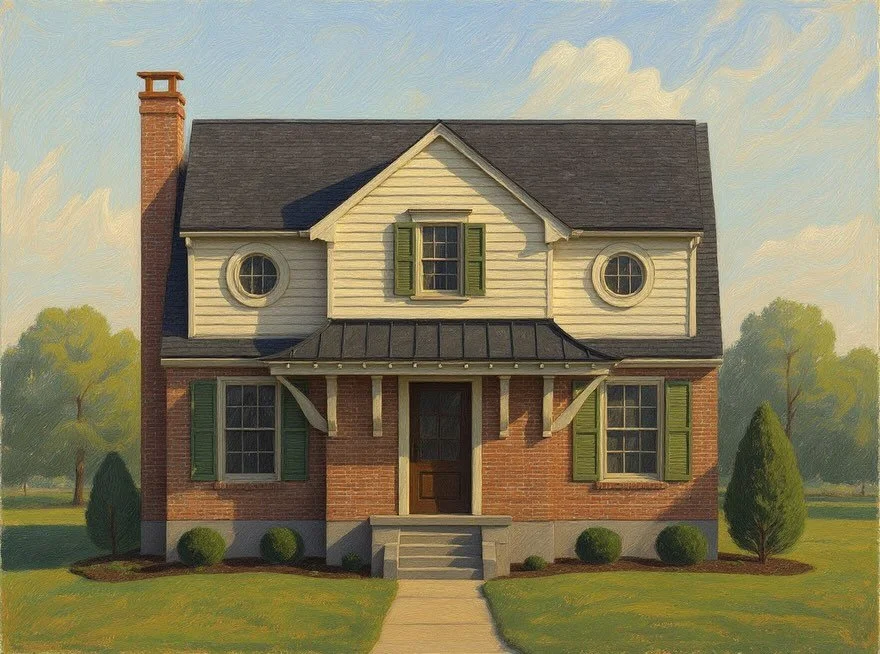 This is my favorite type of project to design: one in which some relatively simple changes can provide great functional AND aesthetic benefits. In this renovation, second floor space will be added to create two cozy bedrooms and a shared bathroom. Th