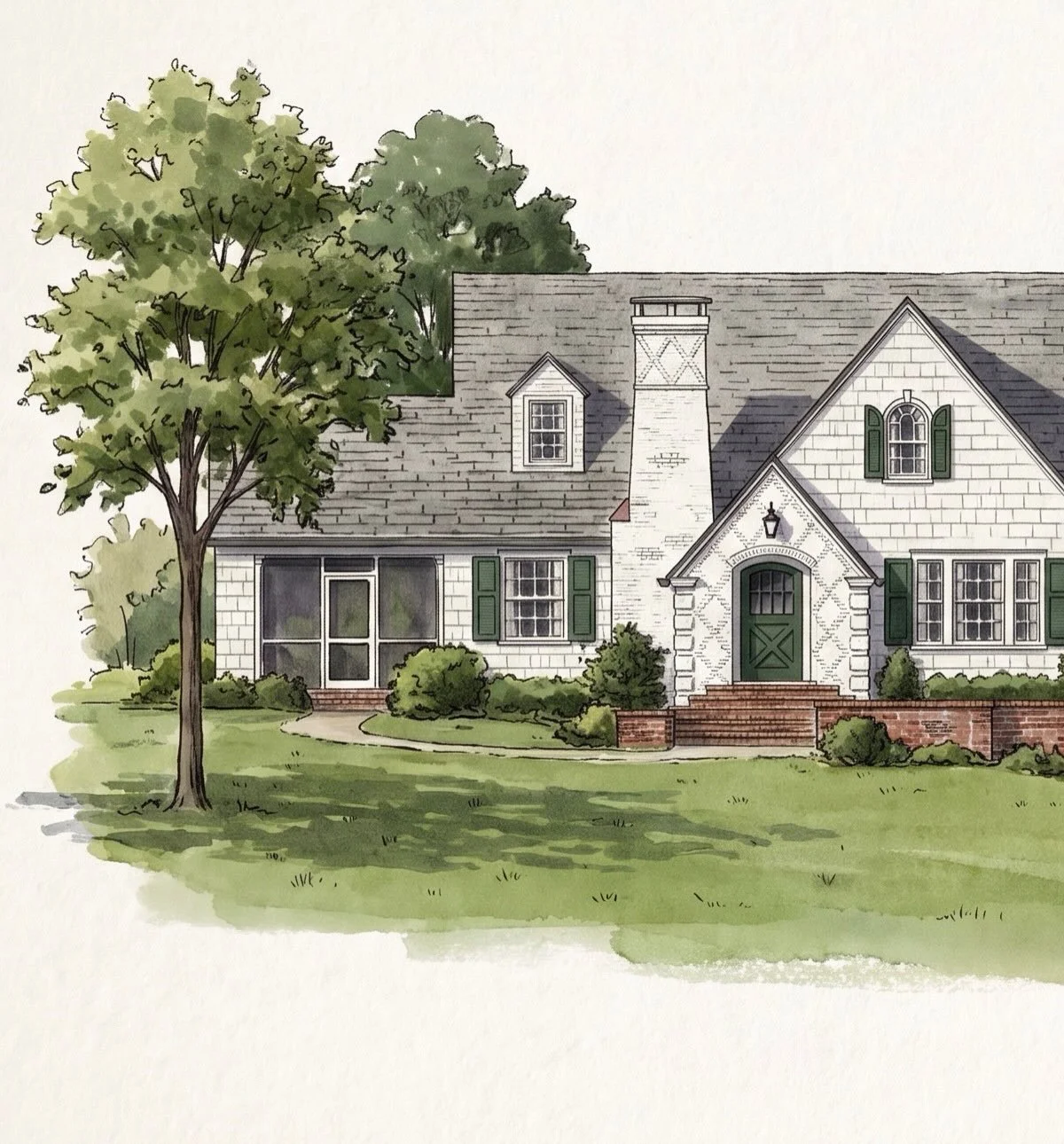 A new garage and bedroom addition to one of the most charming houses in Indian Hills. The goal is that once it&rsquo;s built, no one will be able to tell that an addition was done. 

#architecture #traditionalarchitecture #renovation #colonialrevival