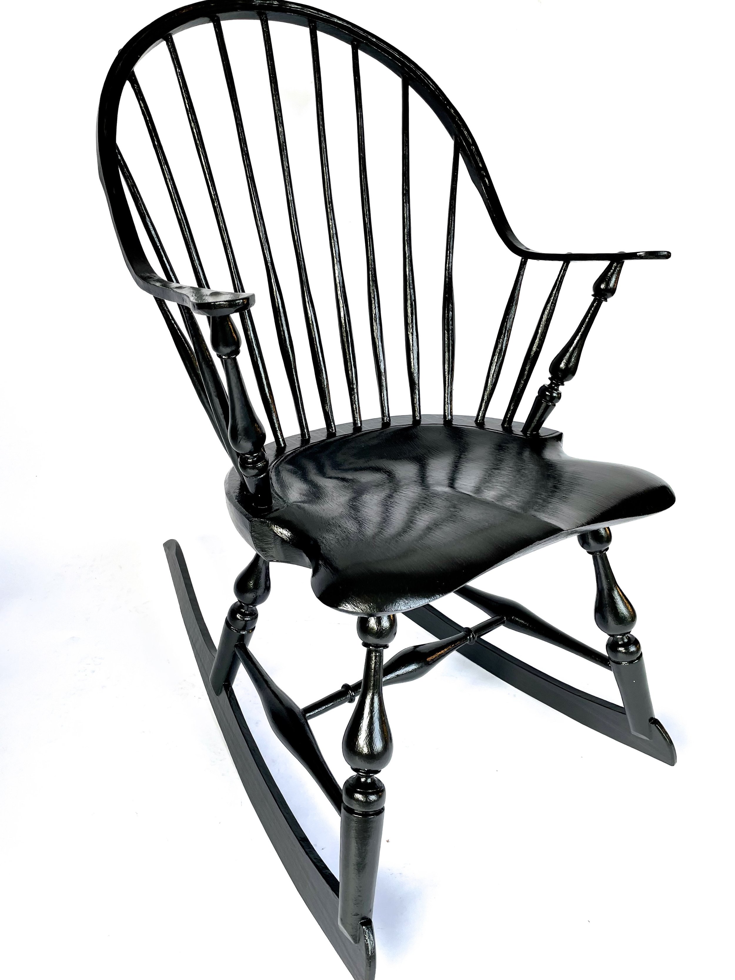 Continuous Arm Rocking Chair