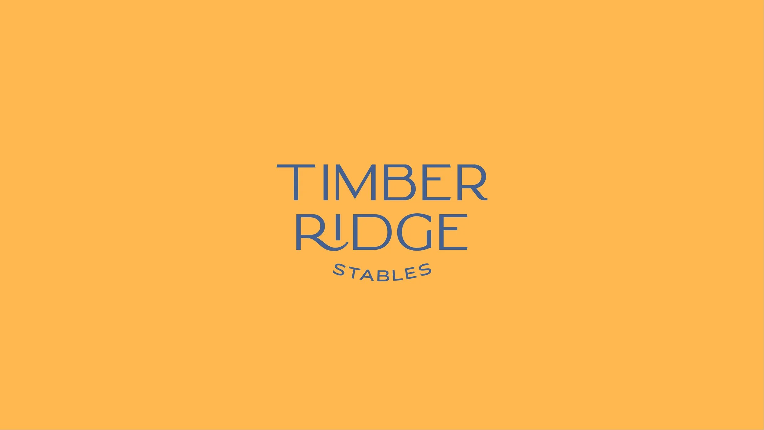 Timber Ridge Logo Small Timber Ridge Stables — Fella