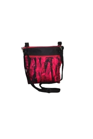 Front zipper crossbody black slashes on pink.jpg