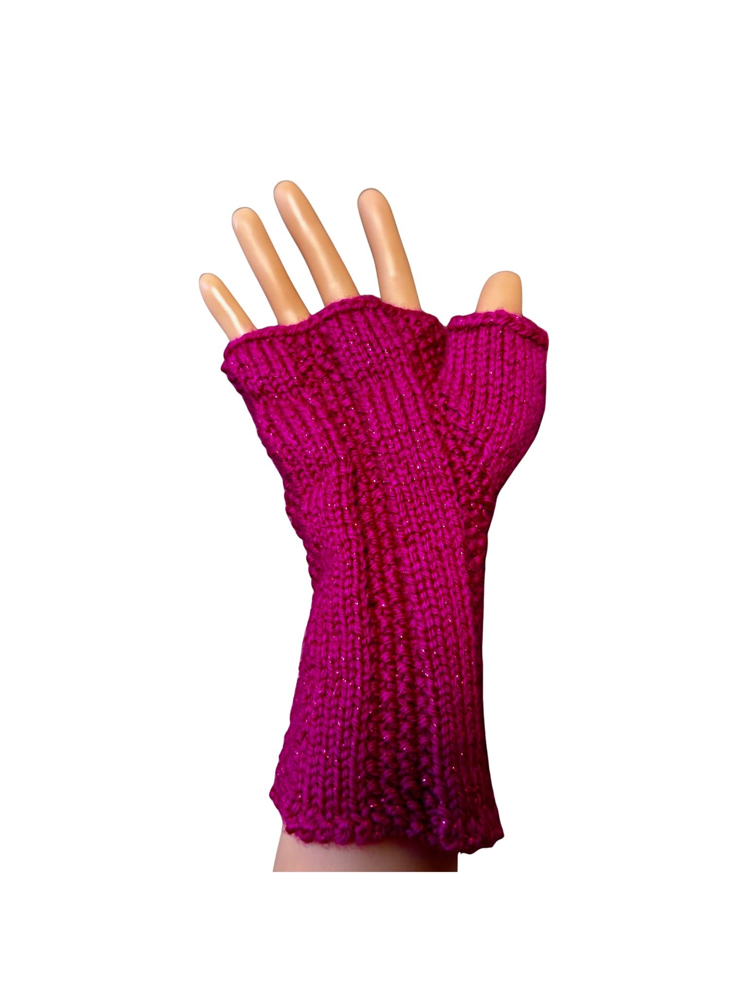 FIngerless gloves dark rose with sparkles.jpg