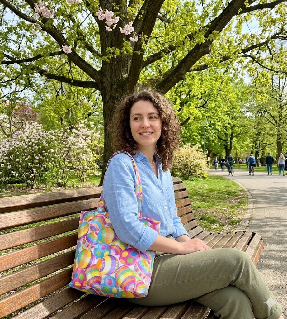 Easter bag sitting on bench.jpg