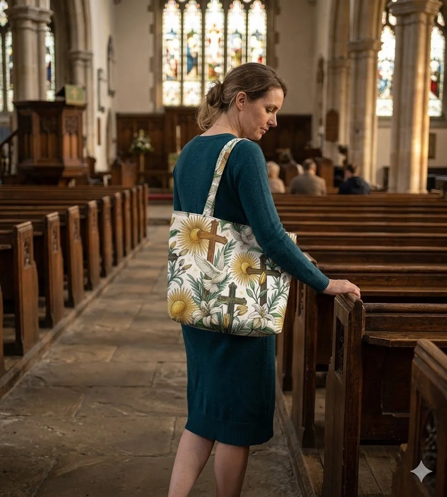 Easter bag in church.jpg