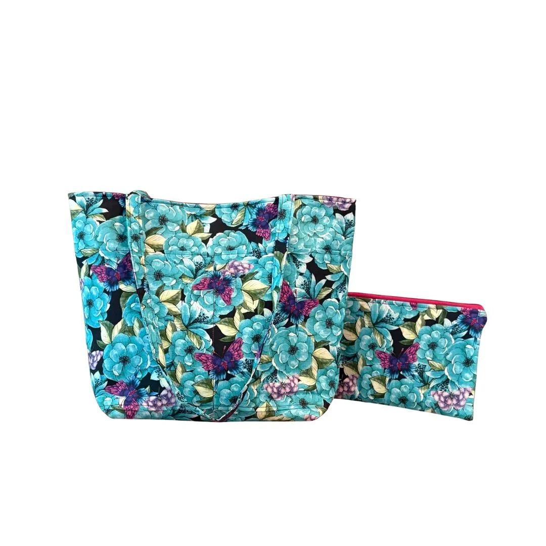 front pockets tote with pocu blue and purple floral.jpg
