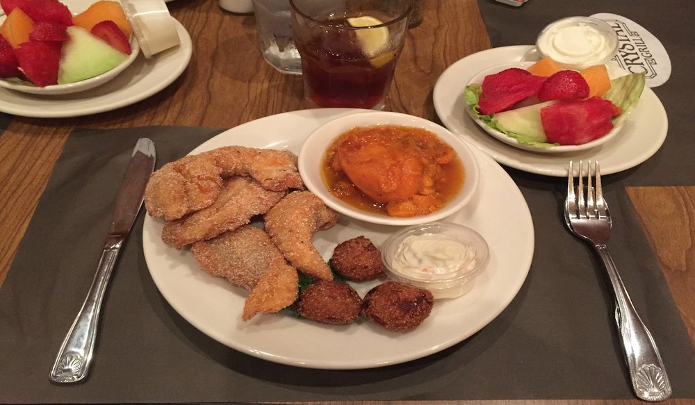 Fried Catfish served in Crystal Grill, Greenwood, Mississippi. Photograph byJohn Zheng (2017