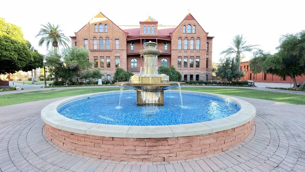 Old Main Building, ASU, Tempe. © John Muthyala, June 2023. CC BY-NC-ND
