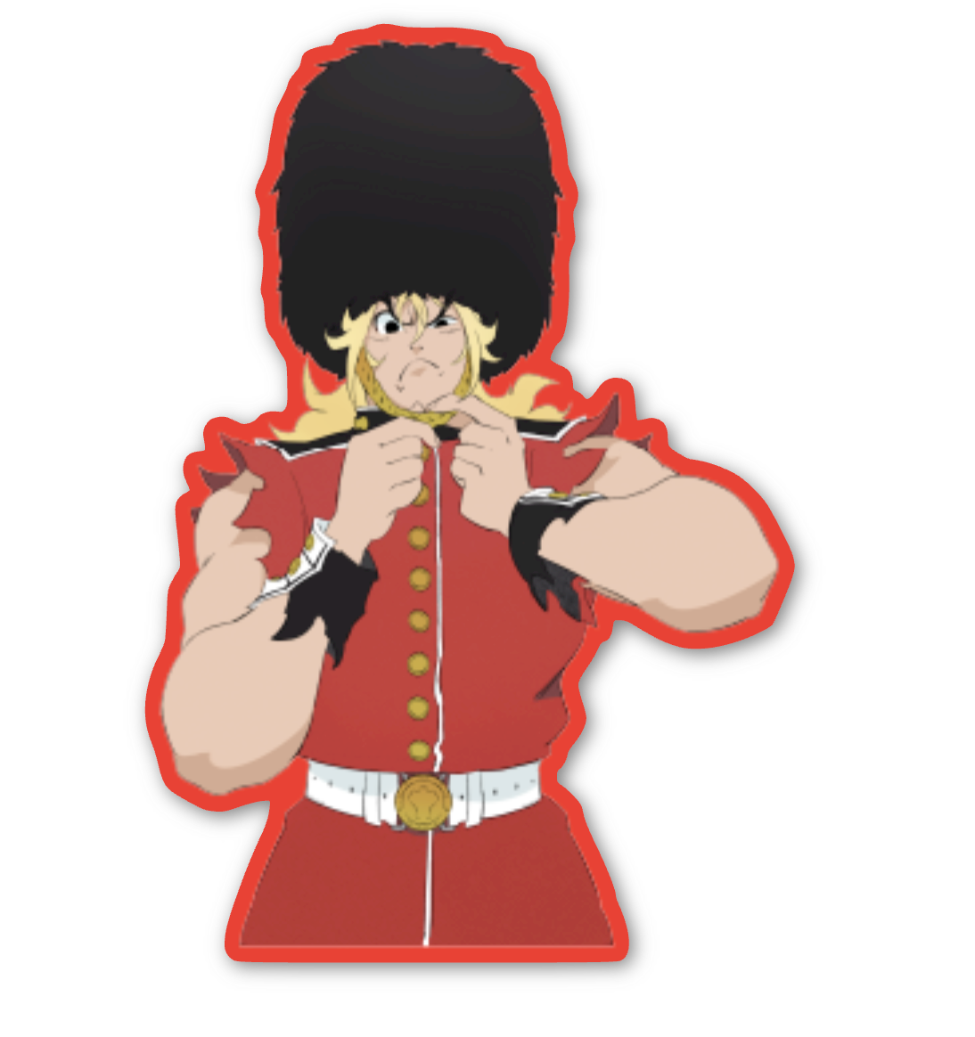 London Muscle Puppet Sticker