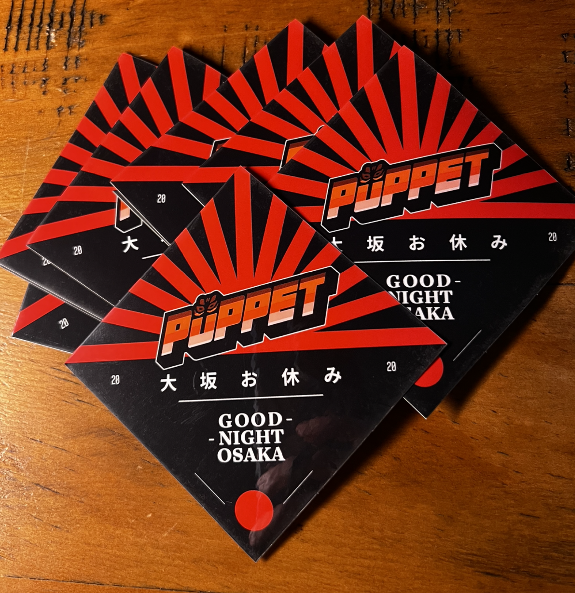Goodnight Osaka Sticker - RED