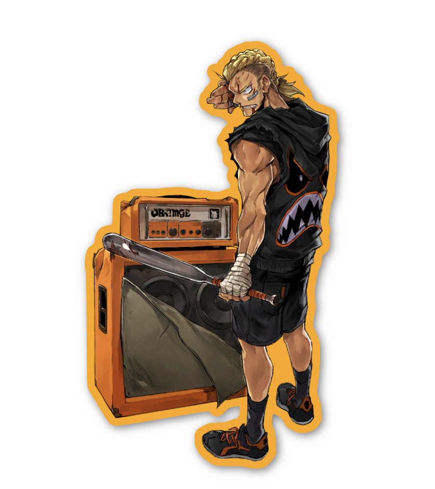 What's Broken Character Sticker - SMALL