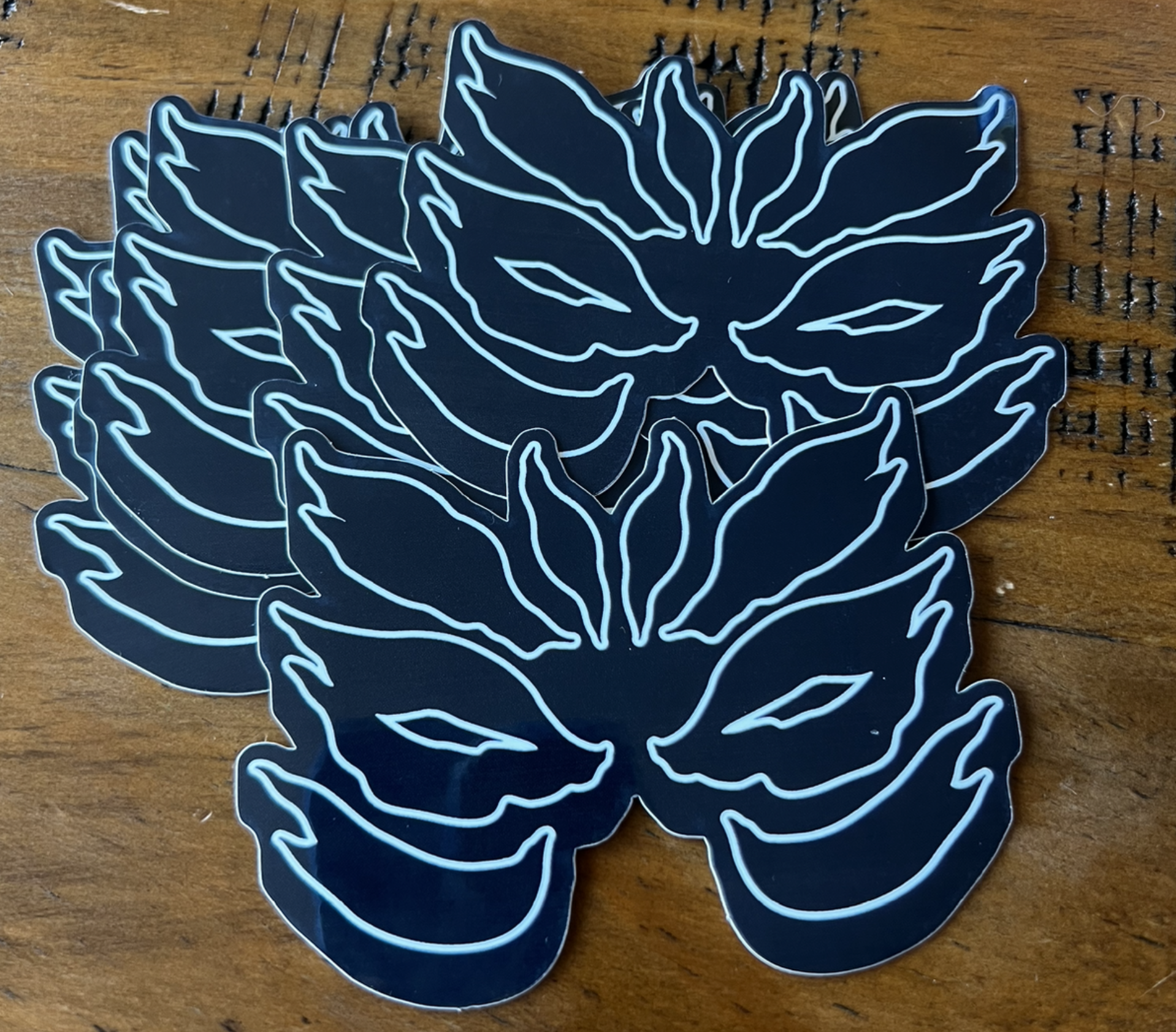 NYF Era Mask Sticker - BLACK