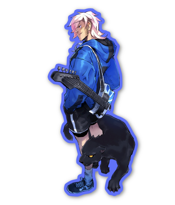 Worst Part About Me Character Sticker - SMALL