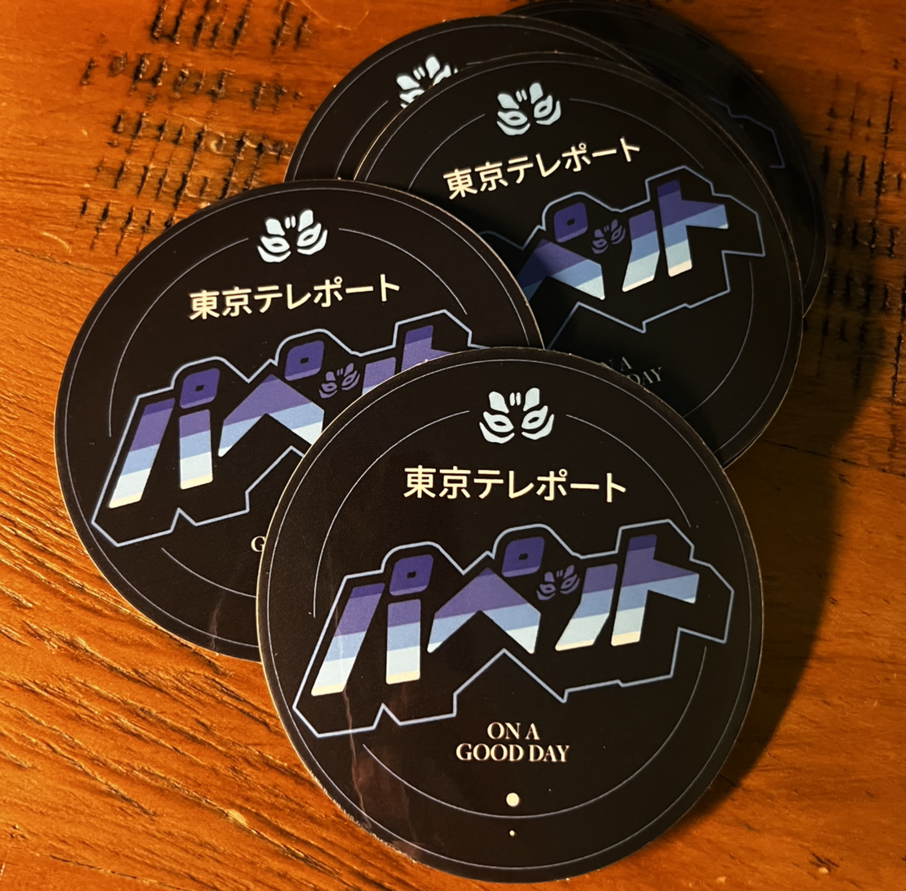 Tokyo Teleport Logo Sticker - BLACK